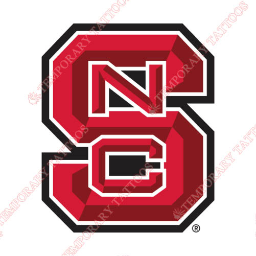 North Carolina State Wolfpack Customize Temporary Tattoos Stickers NO.5513